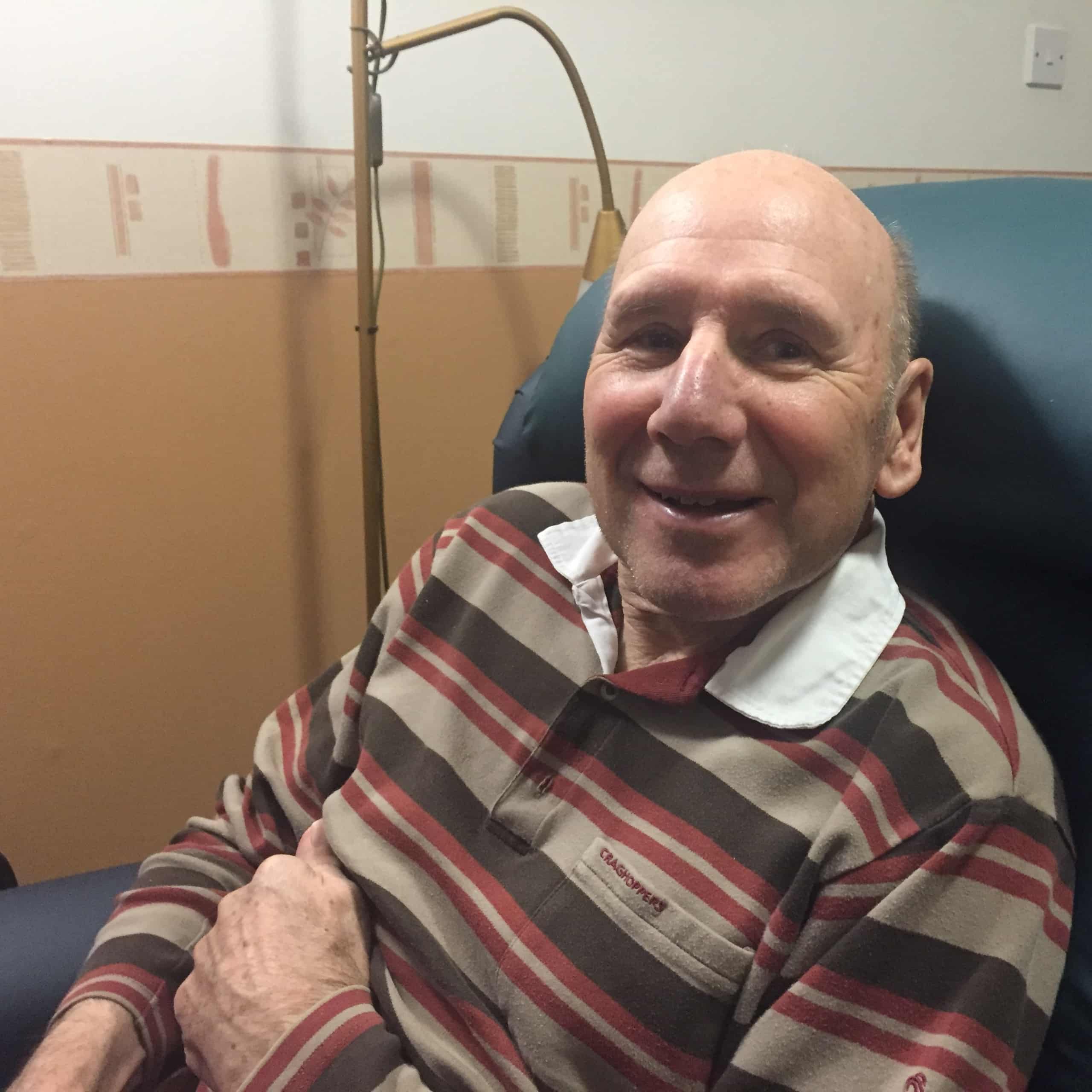 Muirton House Care Home resident Robert Clark talks about receiving his first dose of the Covid-19 vaccine.